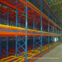 Steel Push Back Pallet Shelving for Warehouse Storage